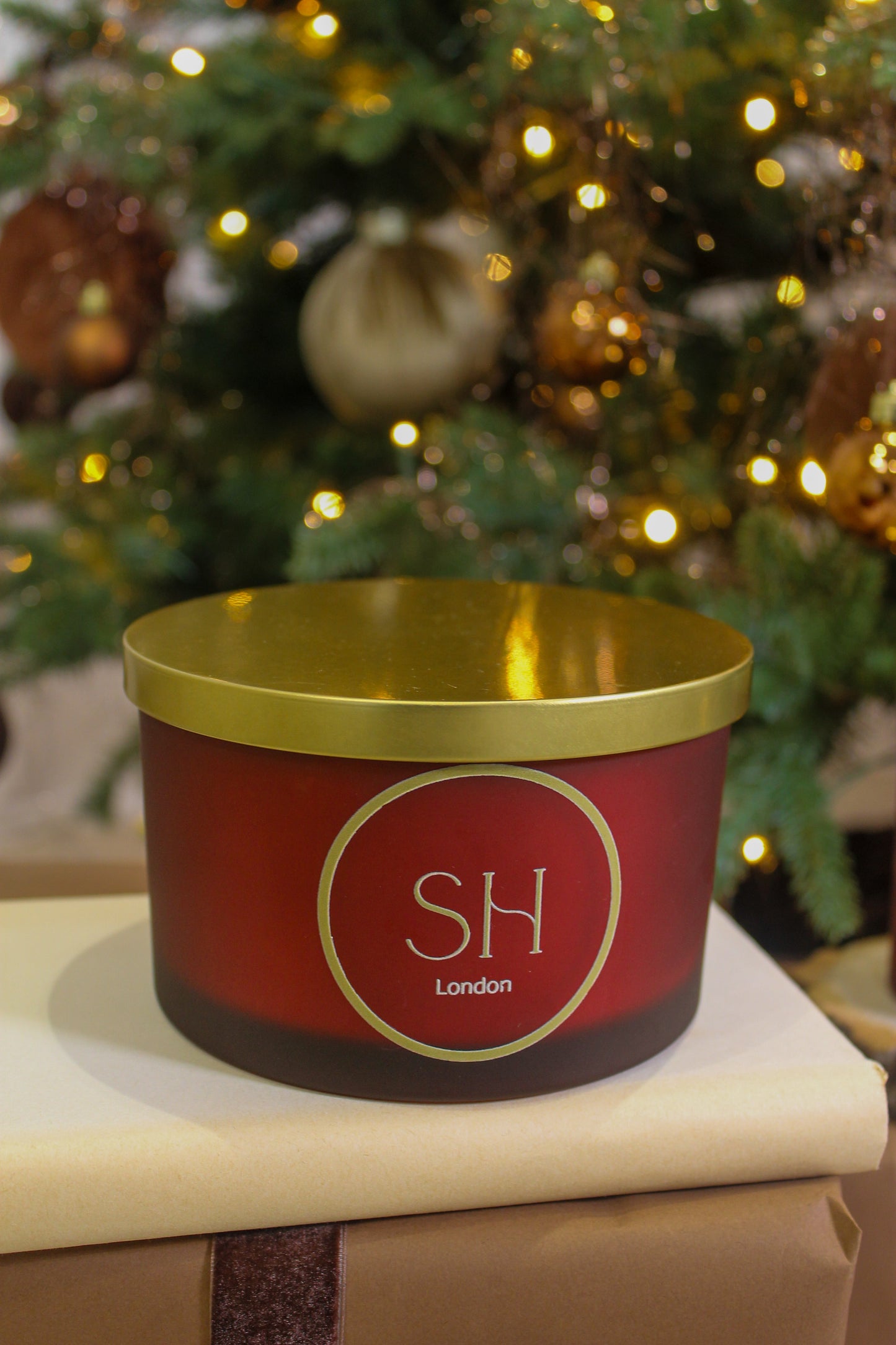 SH London Christmas Candle – Mulled Wine Fragrance (50cl)