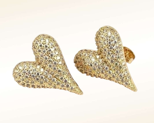 Olivia Heart Earrings