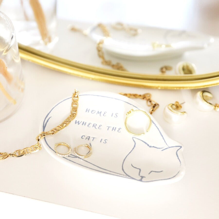 CAT QUOTE TRINKET DISH