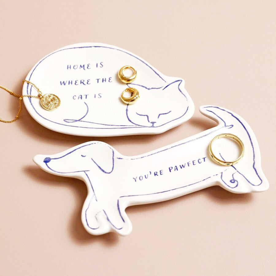 CAT QUOTE TRINKET DISH