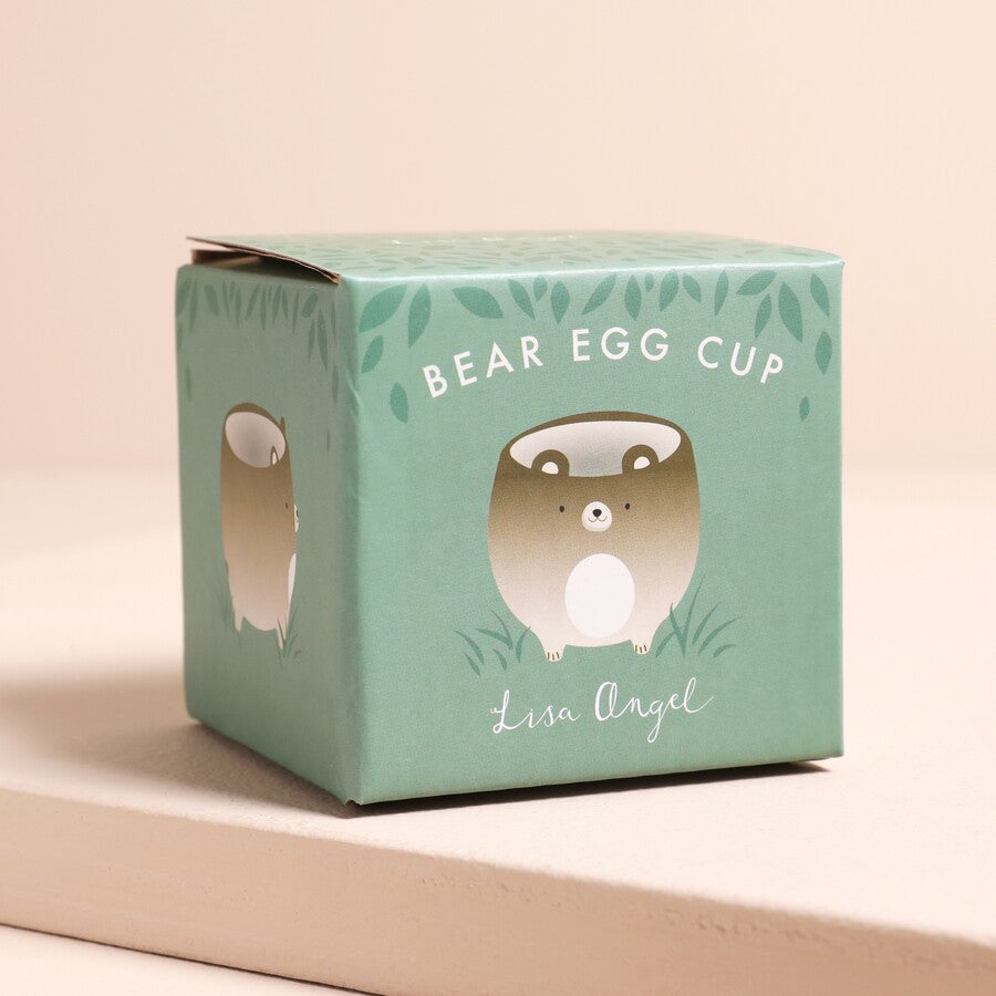 CERAMIC BEAR EGG CUP